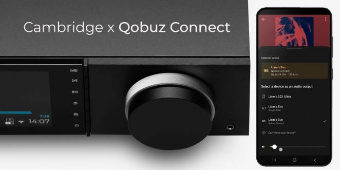 actu cambridge qobuz connect